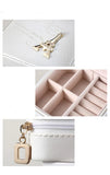 Jewelry Display Casket Earrings Ring Box Organizer