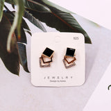 100Pcs/Lot Jewelry Earring Display Card 6x6cm Korea Cardboard