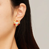 Heart-Shaped Pearl Earrings Women's Fine Jewelry