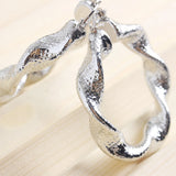 High Round Hoop Earrings for Party Wedding