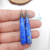 Lapis Lazuli Labradorite Intarsia Gemstone Earrings