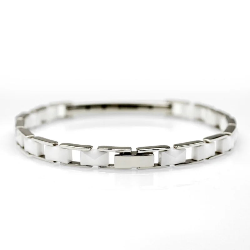 Ceramic Titanium Steel Bracelet Women's Jewelry Gift CE010B