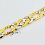 12mm Frosted Chain Yellow Bracelet