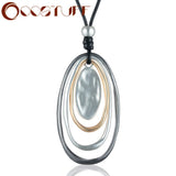 Women's Long Chains Necklace Choker Pendant Jewelry