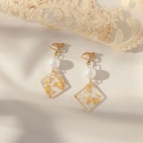 Enamel Fruit Flower Ear Clip Earrings for Women Kids