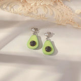 Enamel Fruit Flower Ear Clip Earrings for Women Kids