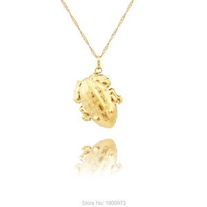 Austrian Frog Pendant Necklace Jewelry for Women Men
