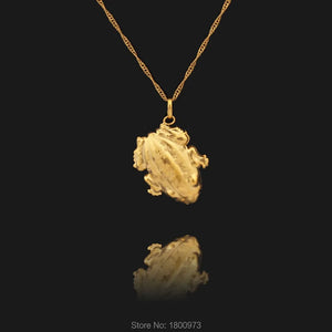 Austrian Frog Pendant Necklace Jewelry for Women Men