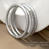 Plastic Tube Silicone Soft Bracelet Wedding