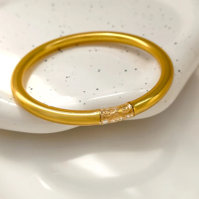 Plastic Tube Silicone Soft Bracelet Wedding