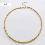 Gold Plated Indian Necklace Jewelry for Women