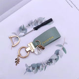 Horseshoe Buckle Car Keychain Couple Bag Pendant Birthday Gift