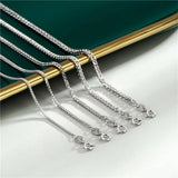 S925 Stamp Sterling Silver Chain Necklace for Women