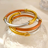 Silicone Bracelets Three Bangle Set for Women