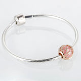 Radiant Charm Rose Beads for DIY Bracelet