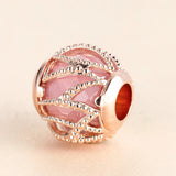 Radiant Charm Rose Beads for DIY Bracelet