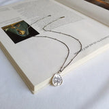 Sterling Silver Evil Eye Pendant Bead Necklace for Women