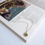 Sterling Silver Evil Eye Pendant Bead Necklace for Women