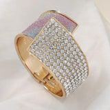 Punk Leather Bangle Cuff Bracelet Charm Jewelry A0470