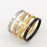 Stainless Steel Cross Screw Bracelets for Couple