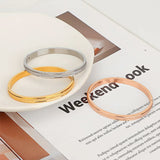 Grind Frosted Bracelets for Couples Classic Jewelry