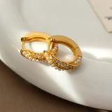 Simulated Pearl Hoop Earrings for Women - Gift Accessories
