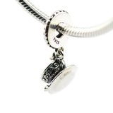 Enchanted Tea Cup Dangle Charm 925 Silver Beads for Bracelets