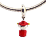 Fortune Luck Charm Sterling Silver Beads Fits 925 Silver Bracelets