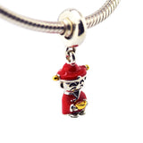 Fortune Luck Charm Sterling Silver Beads Fits 925 Silver Bracelets