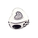 Sterling Silver Heart Charms for 925 Silver Bracelets