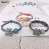 Big Beads Kids Bear Back Hole DIY Accessory Headrope Hair Ring Loose Beads Band