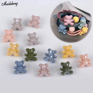 Big Beads Kids Bear Back Hole DIY Accessory Headrope Hair Ring Loose Beads Band