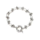 Men's High Metal Copper Sailor Buckle Charm Bracelets