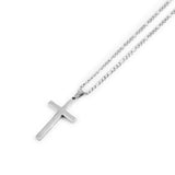 Punk Stainless Steel Chain Pendant Necklace Waterproof Silver Jewelry