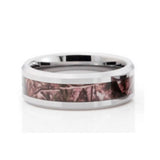 Mens Tungsten Steel Wedding Rings 8mm Wood Grain Band Size 7-10