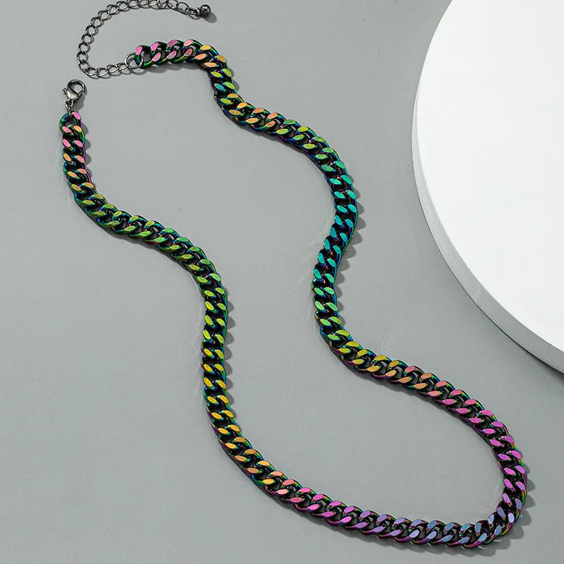 Colorful Metal Chain Bracelet - Fine Accessories for Girls