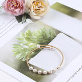 Freshwater Pearl Beads Charm Bracelet Bangle