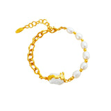 Natural Pearl Bracelet High Copper Chain Bracelet For Women Gift