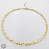 Rose Necklace vergoldete Halskette Schmuck indisch