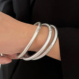 Sparkling Glitter Silicone Bracelet for Women