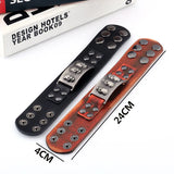 Punk Style Leather Skull Head Men's Bracelet