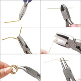 Flat Nose Pliers Carbon Steel DIY Jewelry Making Tool