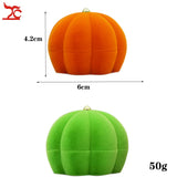 Pumpkin Shaped Ring Box Earrings Storage Wedding Jewelry