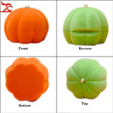 Pumpkin Shaped Ring Box Earrings Storage Wedding Jewelry