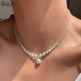 Simulated Pearl Necklace For Women Party Wedding Gift Accessories