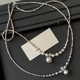 Simulated Pearl Necklace For Women Party Wedding Gift Accessories