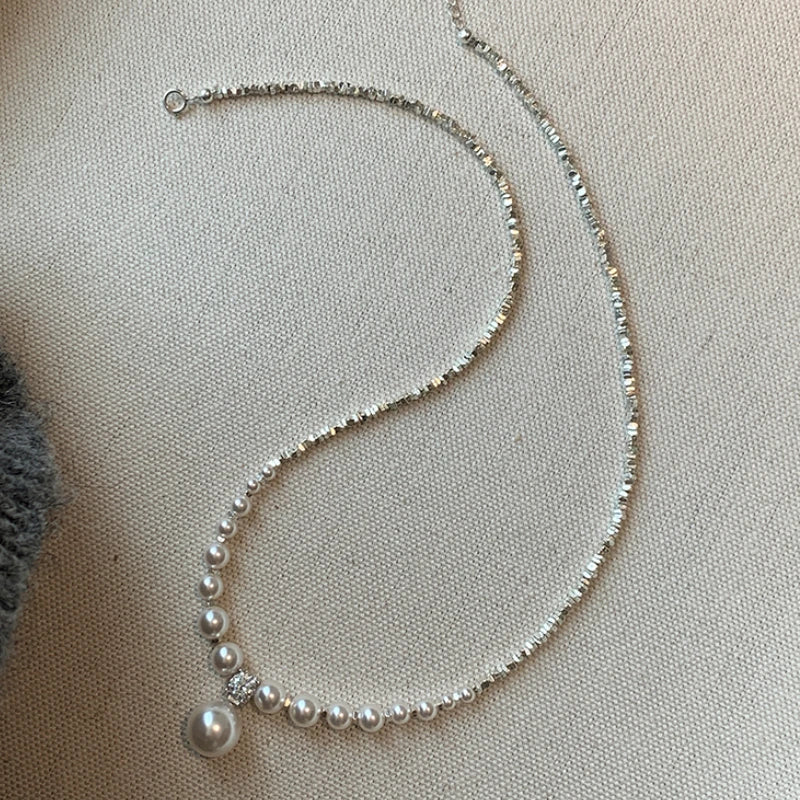 Simulated Pearl Necklace For Women Party Wedding Gift Accessories