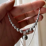 Simulated Pearl Necklace For Women Party Wedding Gift Accessories