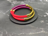 Purple Silicone Bangle Bracelet for Women