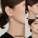 Fresh Water Pearl Rectangle Earring Summer Style